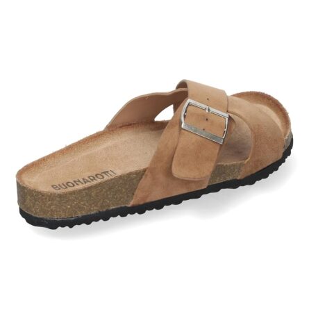 Sandales plates camel pour femmes avec semelle bio et brides – Image 5