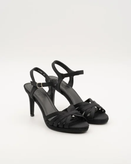 Escarpins noirs à brides et paillettes – Image 2